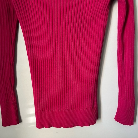 Old Navy Pink & Orange Ribbed Metal Button Cardigan Sweater Size Small - Picture 13 of 16